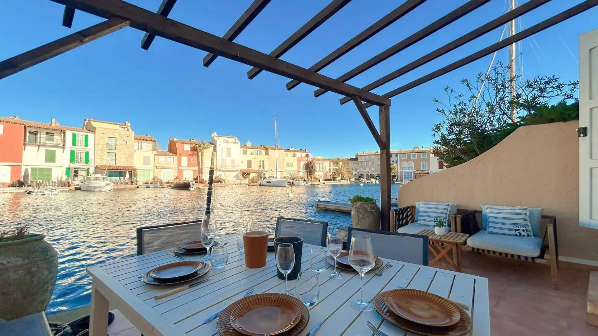 House With Mooring - Centerclose To Beach Grimaud